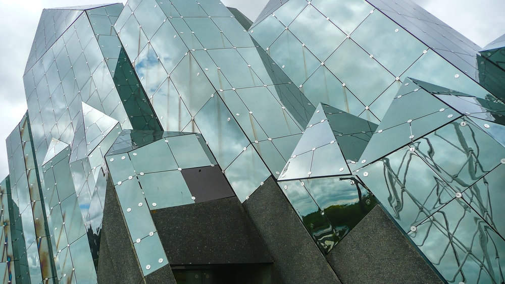 Modern,Architecture,At,Futuroscope,Theme,Park,In,France