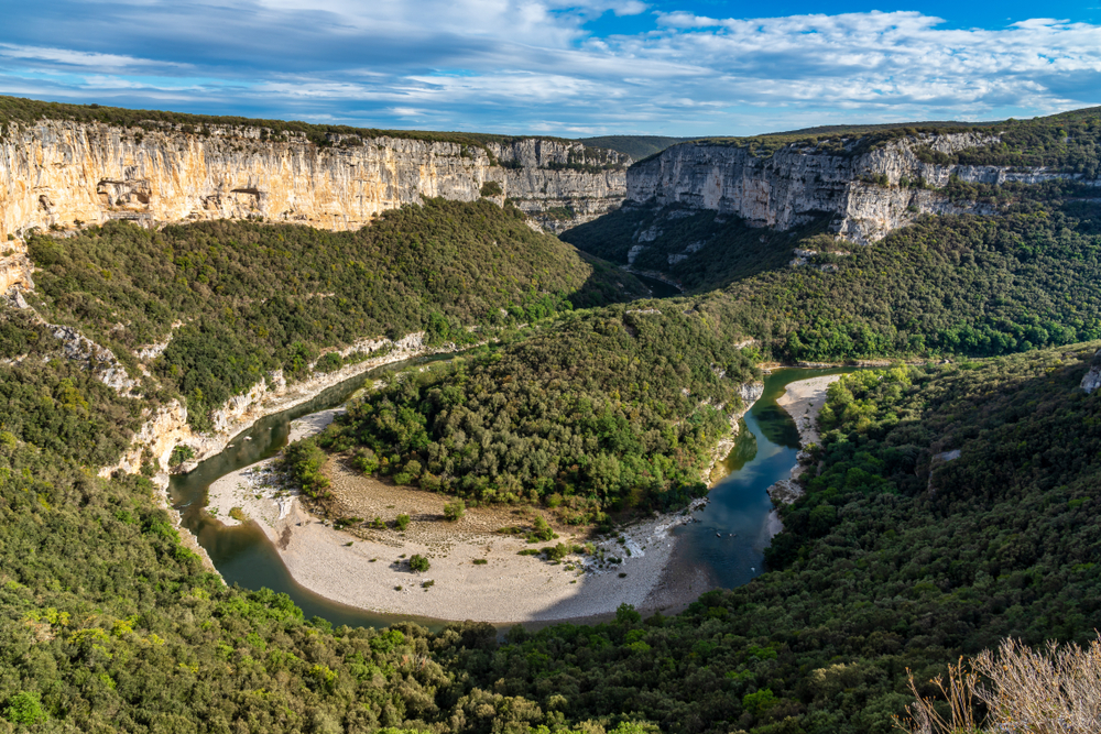 River,In,The,Beautiful,Ardeche,Gorge,In,France.