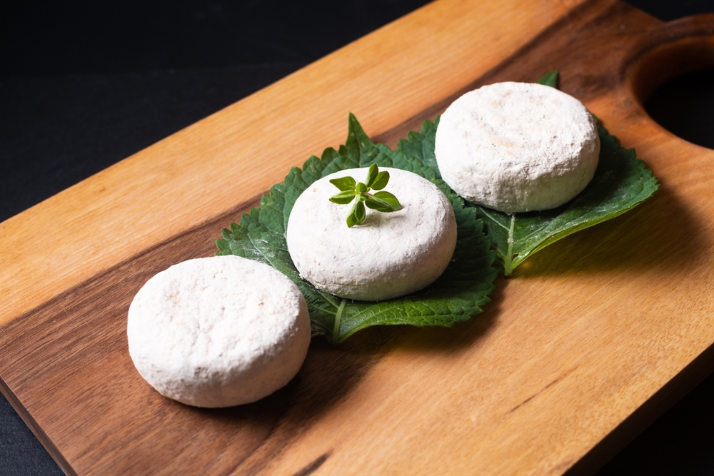 Food,Concept,French,Organic,Goat,Cheese,Picodon,Form,Southern,France