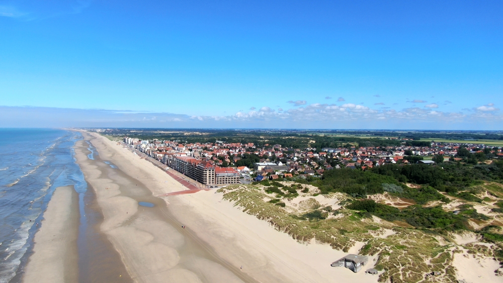 Bray dunes,Haut,De,France,En,Drone