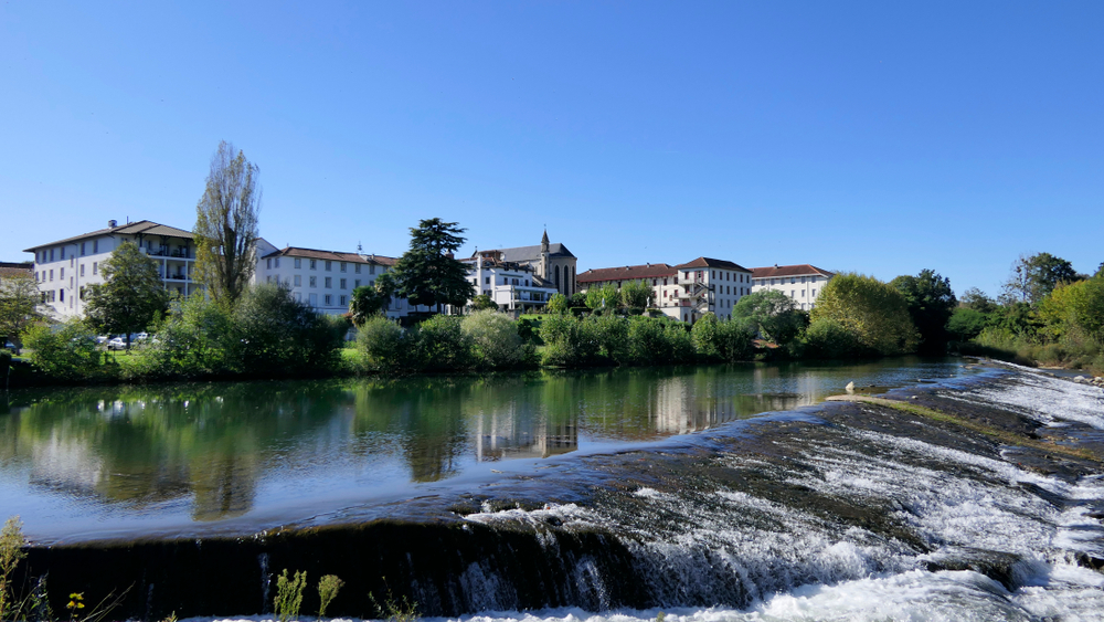 Ustaritz's,Dam,(barrage),,South,West,Of,France.