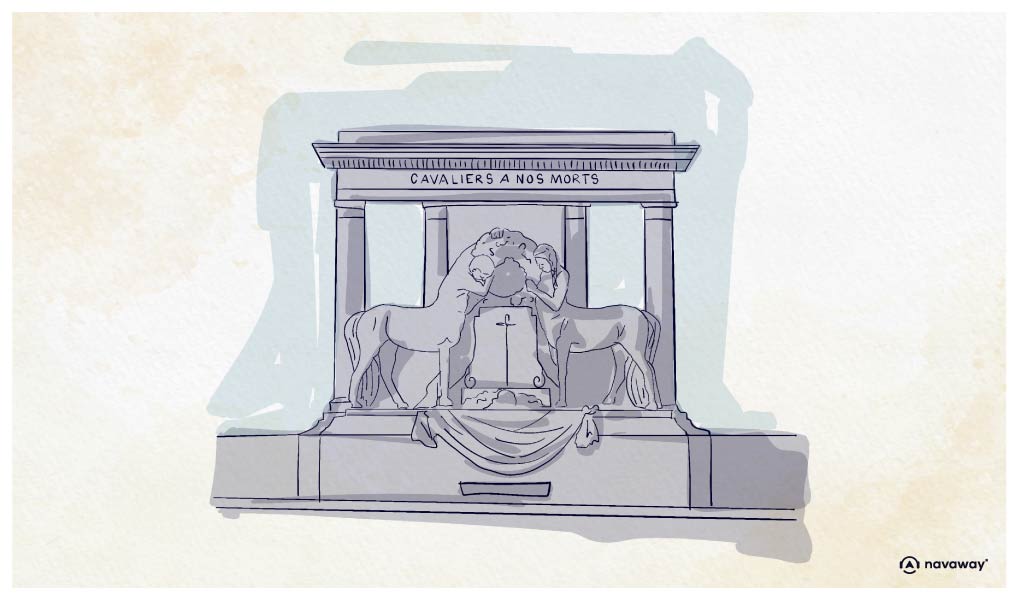 11 monument aux morts de l ecole de cavalerie poi grand