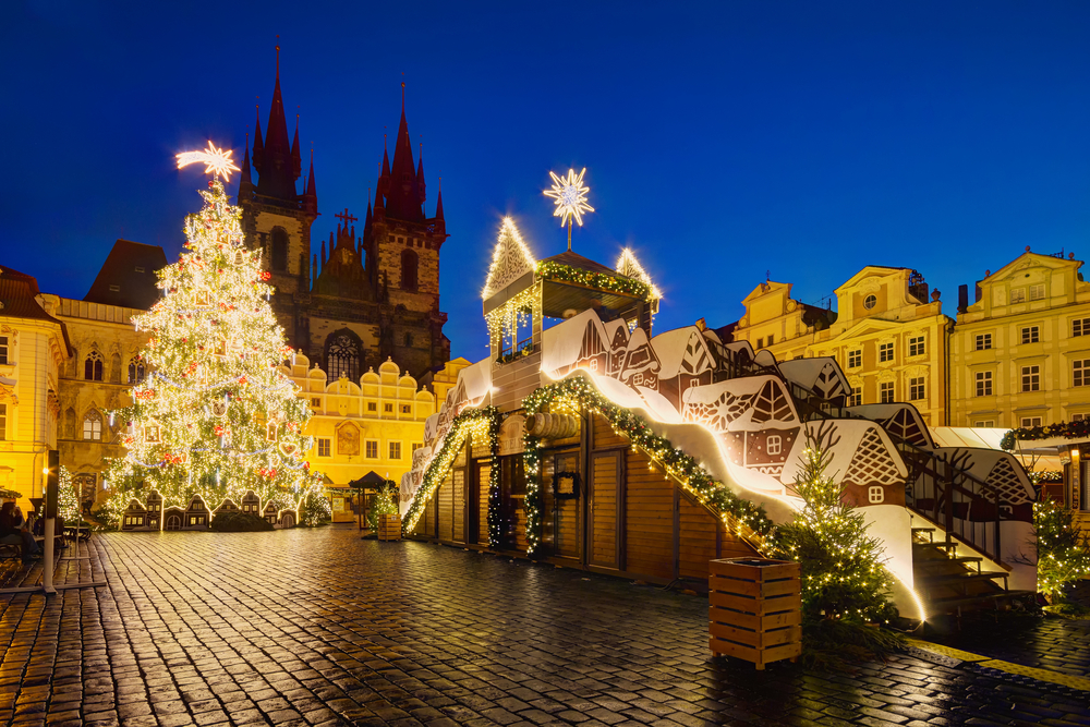 Christmas,Old,Town,Square,In,Prague.