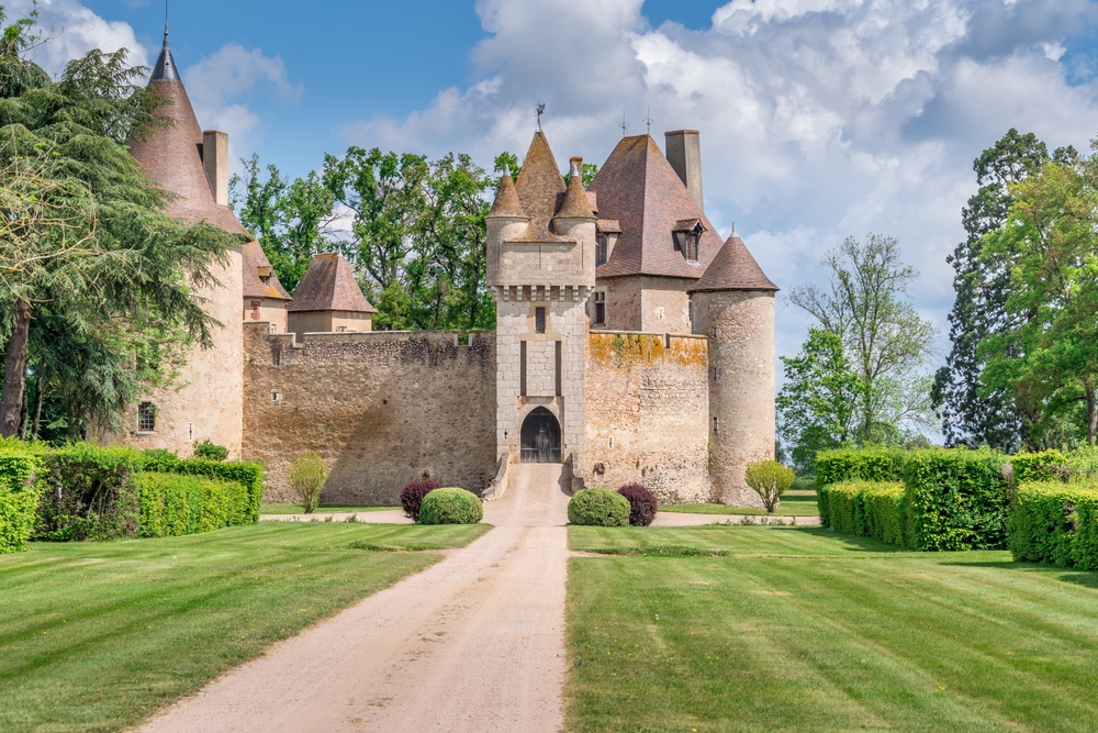 View,Of,Chateau,De,Thoury,In,Saint pourain sur besbre,In,Auvergne,,Feudal