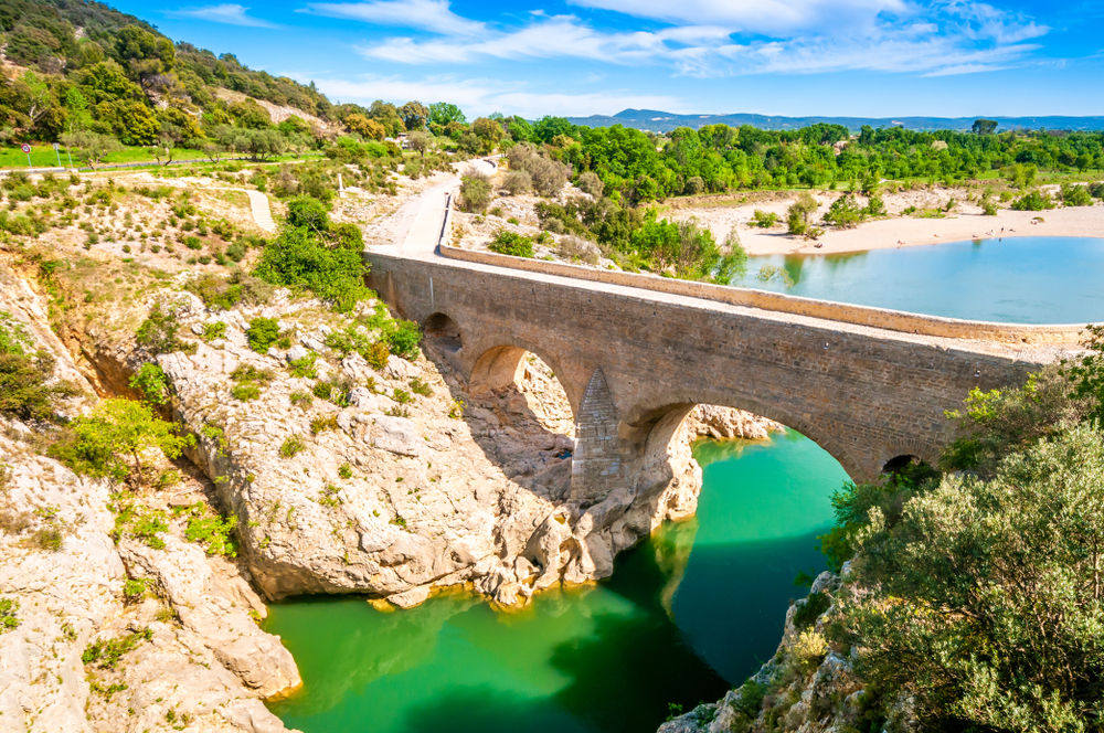 Pont,Du,Diable,Over,The,Herault,River,,Near,Saint,Jean
