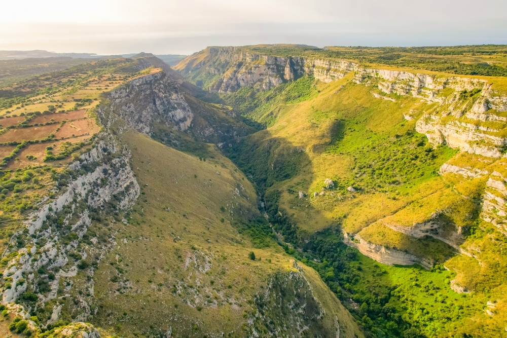 Cassibile,River,In,Cavagrande,Del,Cassibile,Natural,Reserve,,Sicily,,Italy