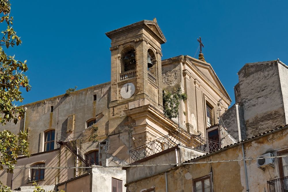 Church,Chiesa,Madre,San,Martino,In,Corleone,City,On,Sicily