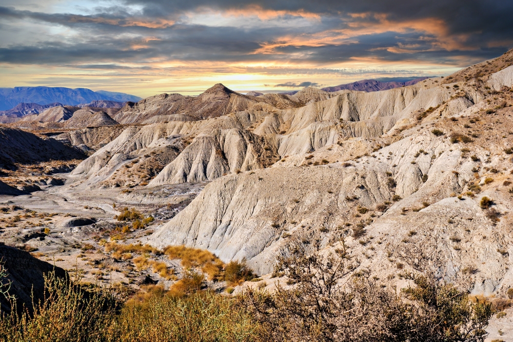 Tabernas,Desert,In,Spain.,The,Desert,Exudes,A,Silent,,Endless