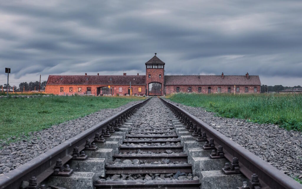 Auschwitz,Concentration,Camp,In,Occupied,Poland,During,World,War,Ii