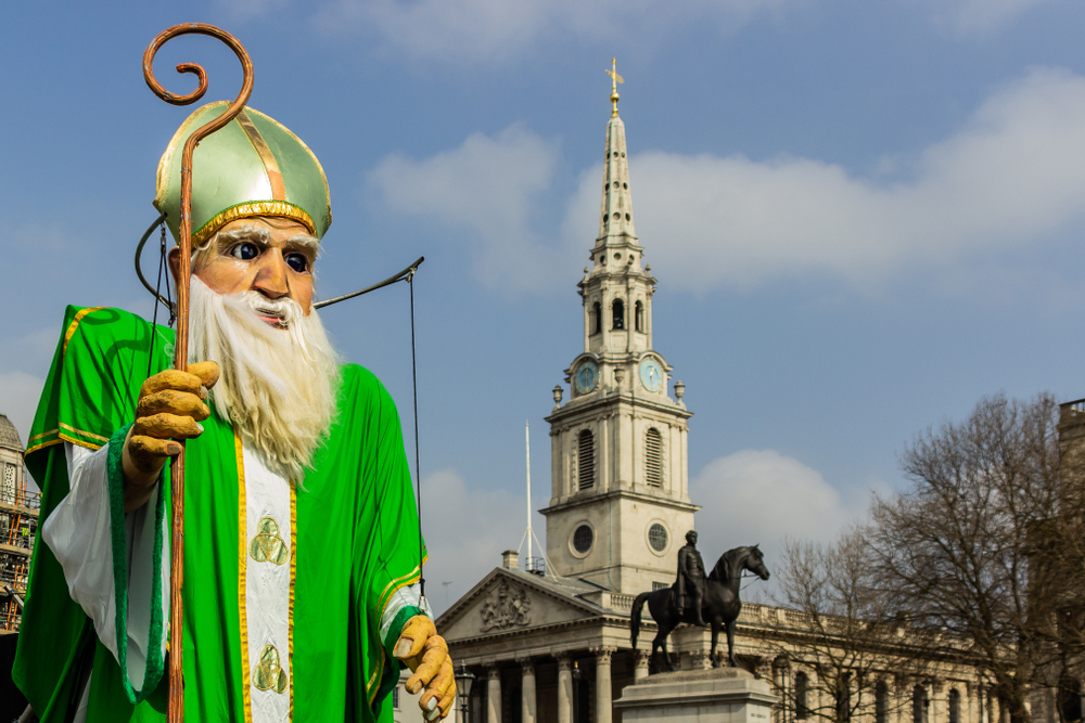 March,17th,St.,Patrick's,Day,Celebration,At,Trafalgar,Square,In